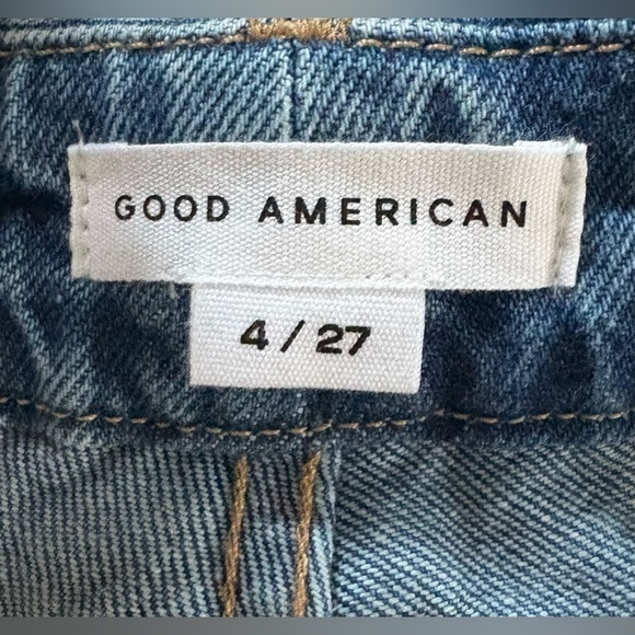 NEW w/TAGS Good American Girlfriend High-Rise Cropped Jean Size 4/27 - Picture 3 of 12